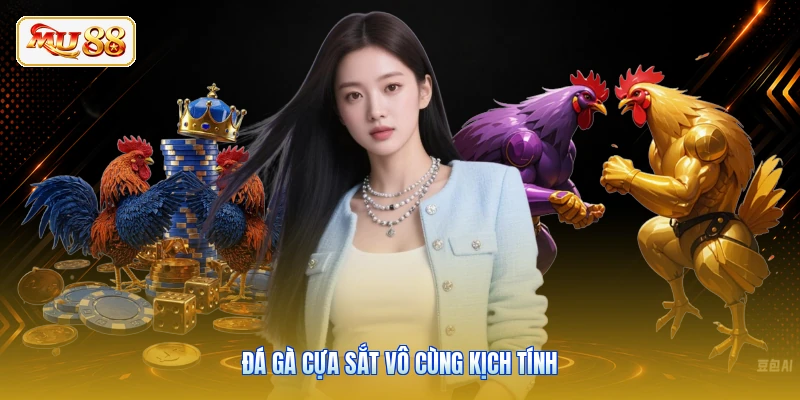Đá gà cựa sắt vô cùng kịch tính