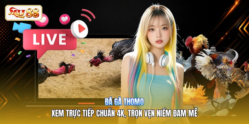 Đá Gà Thomo | Xem Trực Tiếp Chuẩn 4K, Trọn Vẹn Niềm Đam Mê