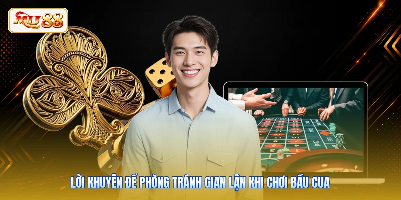 Lời khuyên để phòng tránh gian lận khi chơi bầu cua